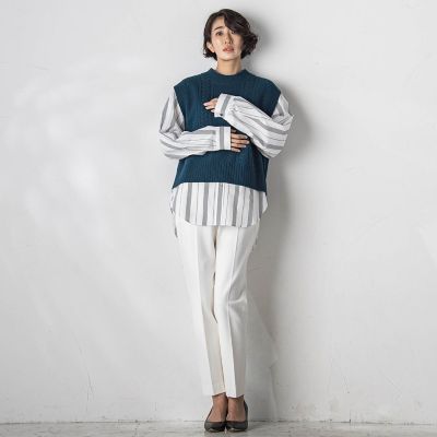 【大きいサイズ】ＨＡＭＩＬＴＯＮニットベスト≪手洗い可能≫