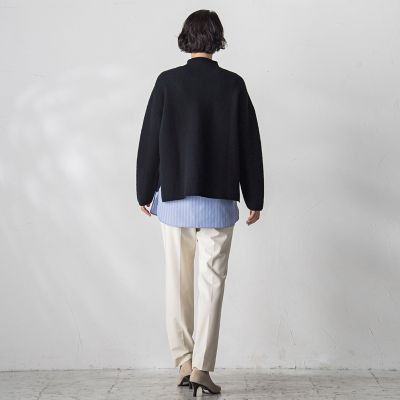 大きいサイズ／カタログ掲載】CHESSハイネックニットプルオーバー