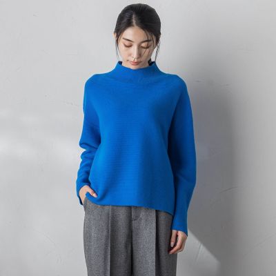 la.f...（Women/大きいサイズ）/ラ　エフ L （大きいサイズ） 【大きいサイズ/カタログ掲載】CHESSハイネックニットプルオーバー