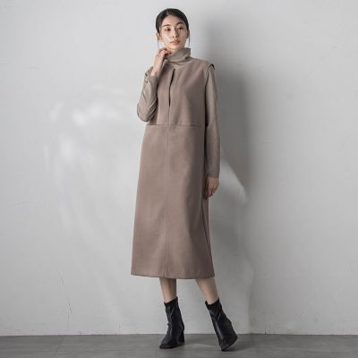 【大きいサイズ】ラメタートルニット≪手洗い可能≫