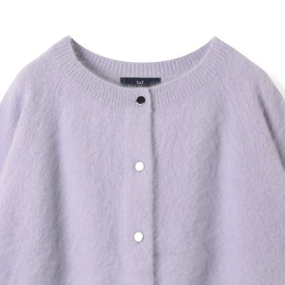 大きいサイズ】フォックスカシミヤ混ニット≪手洗い可能≫ | la.f