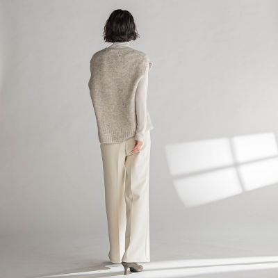 【大きいサイズ】モヘヤスパンコールニット≪手洗い可能≫