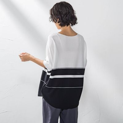 【大きいサイズ】ドルマンスリーブニット≪手洗い可能≫