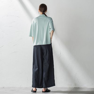【大きいサイズ】ポケット付き襟ニット≪手洗い可能≫