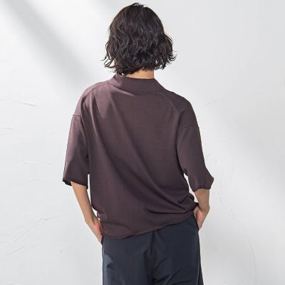 【大きいサイズ】ポケット付き襟ニット≪手洗い可能≫