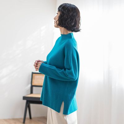 大きいサイズ】”やさしさに包まれる”極上ウールニット | la.f