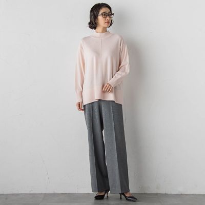 大きいサイズ】ファインウールハイネックニット | la.f（Women