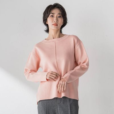 【大きいサイズ】”マシュマロタッチ”トーンアップニット