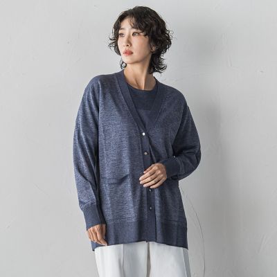 ＜la.f...（Women/大きいサイズ）＞【大きいサイズ】ギャラクシーニットカーディガン