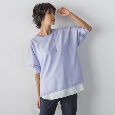＜la.f...（Women/大きいサイズ）＞【大きいサイズ】ギャラクシーニット