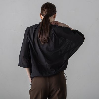 【大きいサイズ】ＳＡＮＤＹ　ＬＡＷＮブラウス≪手洗い可能／接触冷感／防シワ≫
