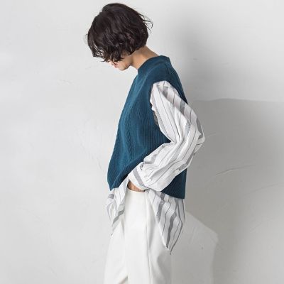 大きいサイズ】タイプライターオーバーサイズシャツ≪洗濯機で