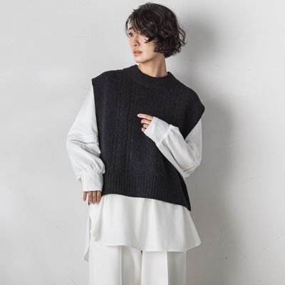 【大きいサイズ】フルダルスパンマイクロピーチブラウス≪洗濯機で洗える≫
