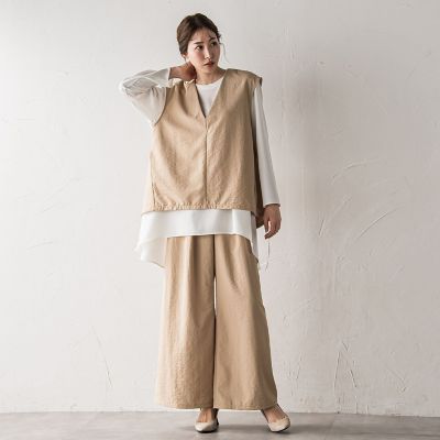【大きいサイズ】【ｂｉｙｏｒｉ】”着心地さらっと”万能フレアチュニック≪洗濯機で洗える≫