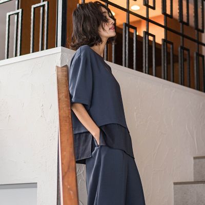 【大きいサイズ】”シワレス”Ｔブラウス≪洗濯機で洗える≫