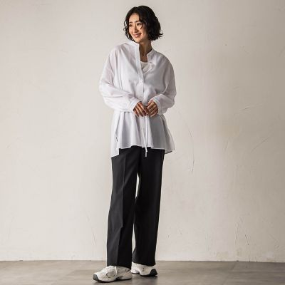 【大きいサイズ】【ｂｉｙｏｒｉ】シアーシャツ≪洗濯機で洗える≫