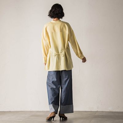 【大きいサイズ】【ｂｉｙｏｒｉ】シアーシャツ≪洗濯機で洗える≫