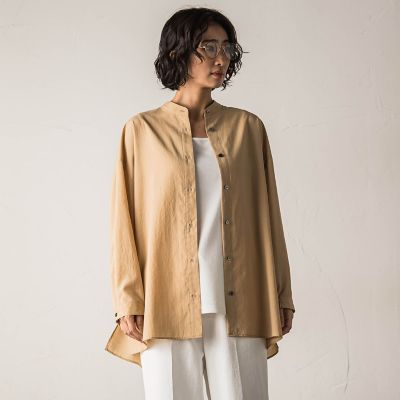 【大きいサイズ】【ｂｉｙｏｒｉ】シアーシャツ≪洗濯機で洗える≫