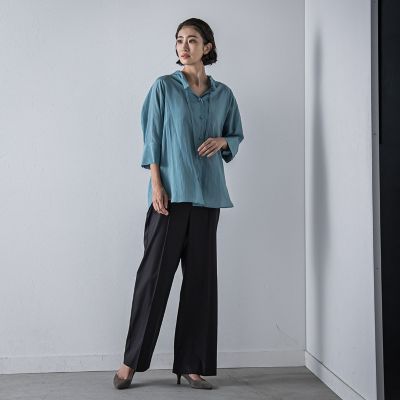 大きいサイズ】リライムライトローンブラウス≪洗濯機で洗える≫ | la