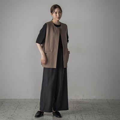 大きいサイズ】【旅楽シリーズ／極】メランジツイルブラウス≪洗濯機で