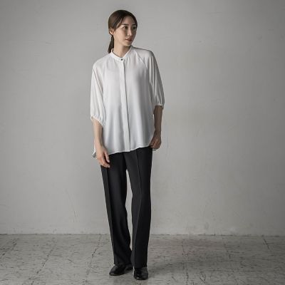 大きいサイズ】ジョーゼットブラウス≪洗濯機で洗える≫ | la.f