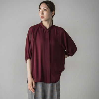 大きいサイズ】ジョーゼットブラウス≪洗濯機で洗える≫ | la.f