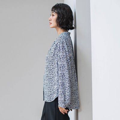 大きいサイズ】くずしドットブラウス | la.f（Women/大きいサイズ