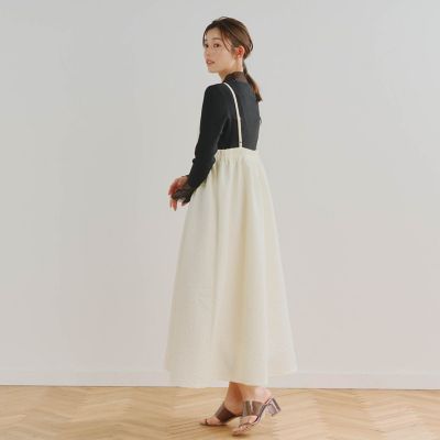 【ＷＥＢ限定】小花ジャガードキャミワンピース≪手洗い可能≫
