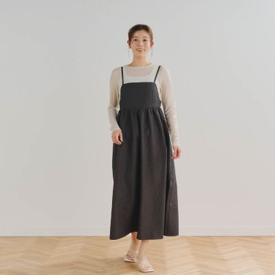 【ＷＥＢ限定】小花ジャガードキャミワンピース≪手洗い可能≫