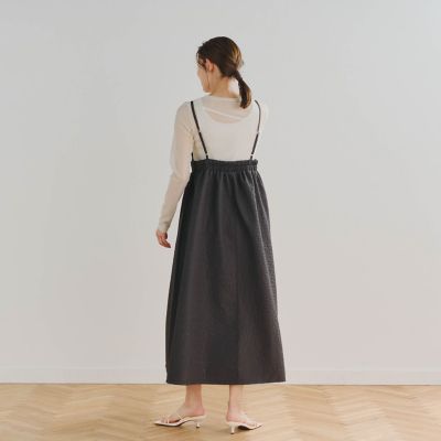 【ＷＥＢ限定】小花ジャガードキャミワンピース≪手洗い可能≫