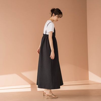 【ＷＥＢ限定】小花ジャガードキャミワンピース≪手洗い可能≫