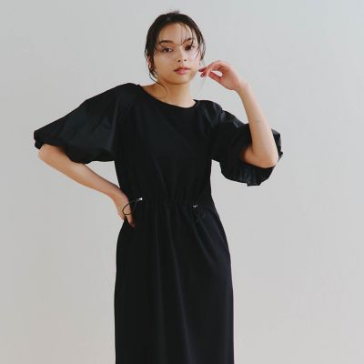 カットジョーゼットドロストワンピース | Droite lautreamont (Women