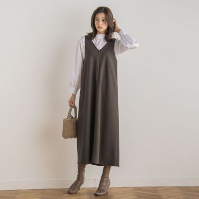 ピンヘッドプレスウォームジャンスカ≪手洗い可能≫