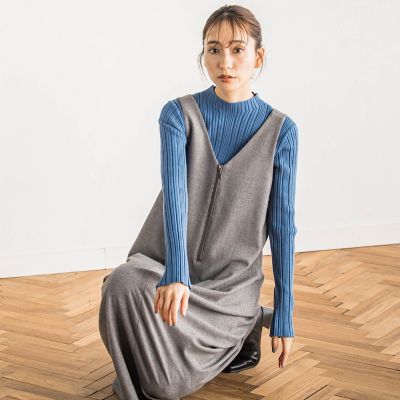 ピンヘッドプレスウォームジャンスカ≪手洗い可能≫