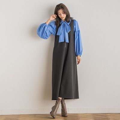ピンヘッドプレスウォームジャンスカ≪手洗い可能≫