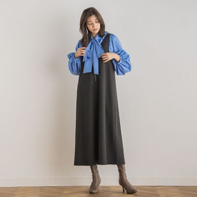 ピンヘッドプレスウォームジャンスカ≪手洗い可能≫