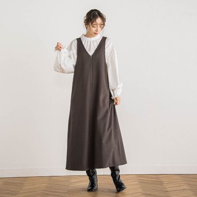 Ｔ／Ｒピンヘッドプレスウォームジャンスカ２≪手洗い可能≫