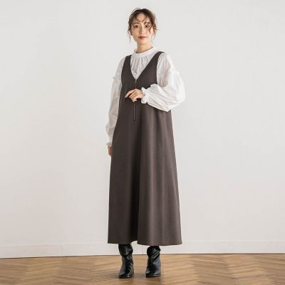 Ｔ／Ｒピンヘッドプレスウォームジャンスカ２≪手洗い可能≫