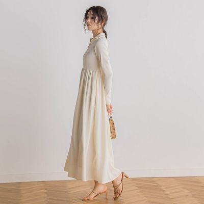 ハーフジップドッキングワンピース≪手洗い可能≫