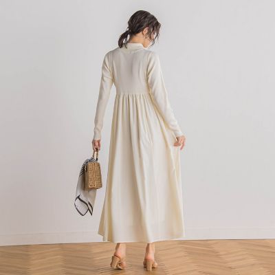 ハーフジップドッキングワンピース≪手洗い可能≫