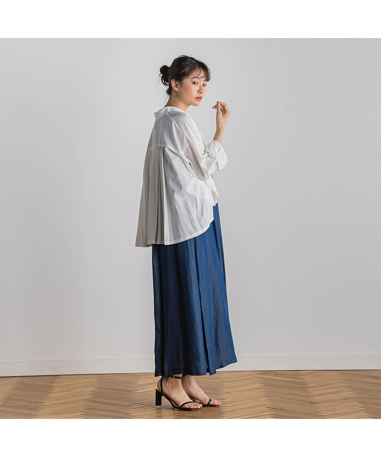WEB限定】バイオシルクタックZIPワンピース≪洗濯機で WEB限定】バイオシルクタックZIPワンピース≪洗濯機で