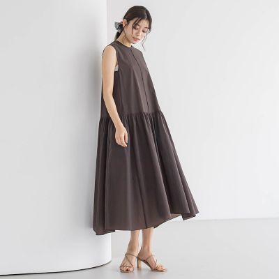 ナイロンタフタストレッチワンピース≪洗濯機で洗える≫