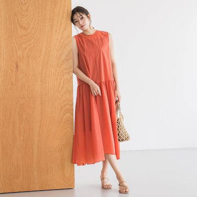 ナイロンタフタストレッチワンピース≪洗濯機で洗える≫