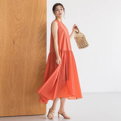 ナイロンタフタストレッチワンピース≪洗濯機で洗える≫