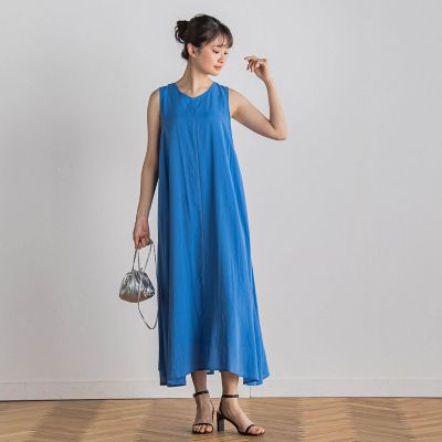 麻調シアー２ＷＡＹシャーリングワンピース≪手洗い可能≫