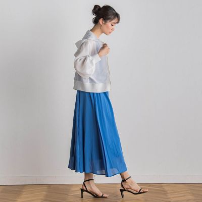 麻調シアー２ＷＡＹシャーリングワンピース≪手洗い可能≫
