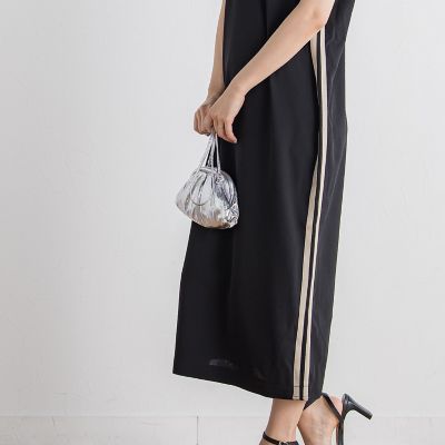 WEB限定】カットジョーゼットサイドラインワンピース≪手洗い可能