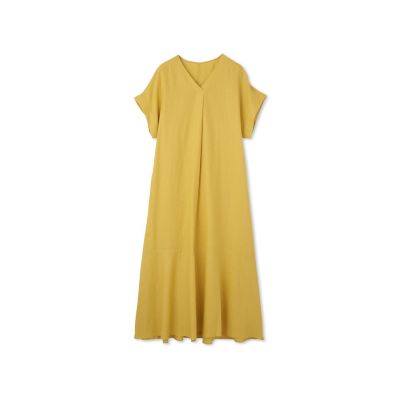 ⭐️専用⭐️【size2】マーガレットハウエル ポプリン 綿麻 異素材 ワンピース 411118 やわらかコットン×しゃかしゃか タフタ シリーズ 異素材