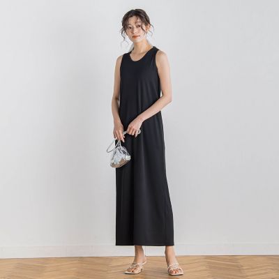 リブタンクワンピース≪洗濯機で洗える≫