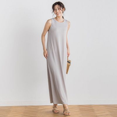 ＜Droite lautreamont (Women)＞リブタンクワンピース≪洗濯機で洗える≫